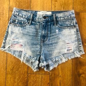 Abercrombie & Fitch Festival Denim Shorts Size 2